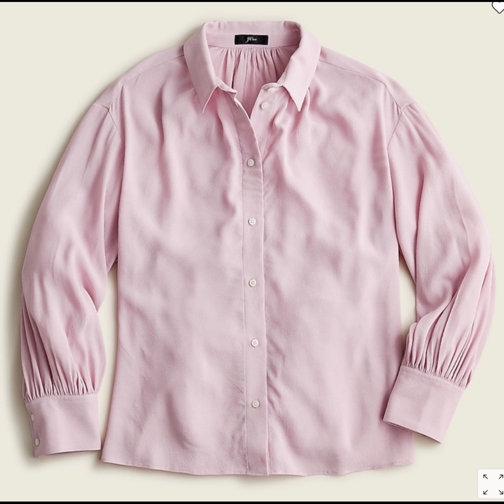 NWT J. Crew Re-Imagined Collared Top